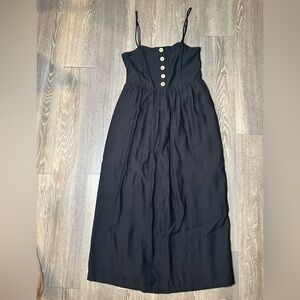 Pink Lily Black Maxi Dress